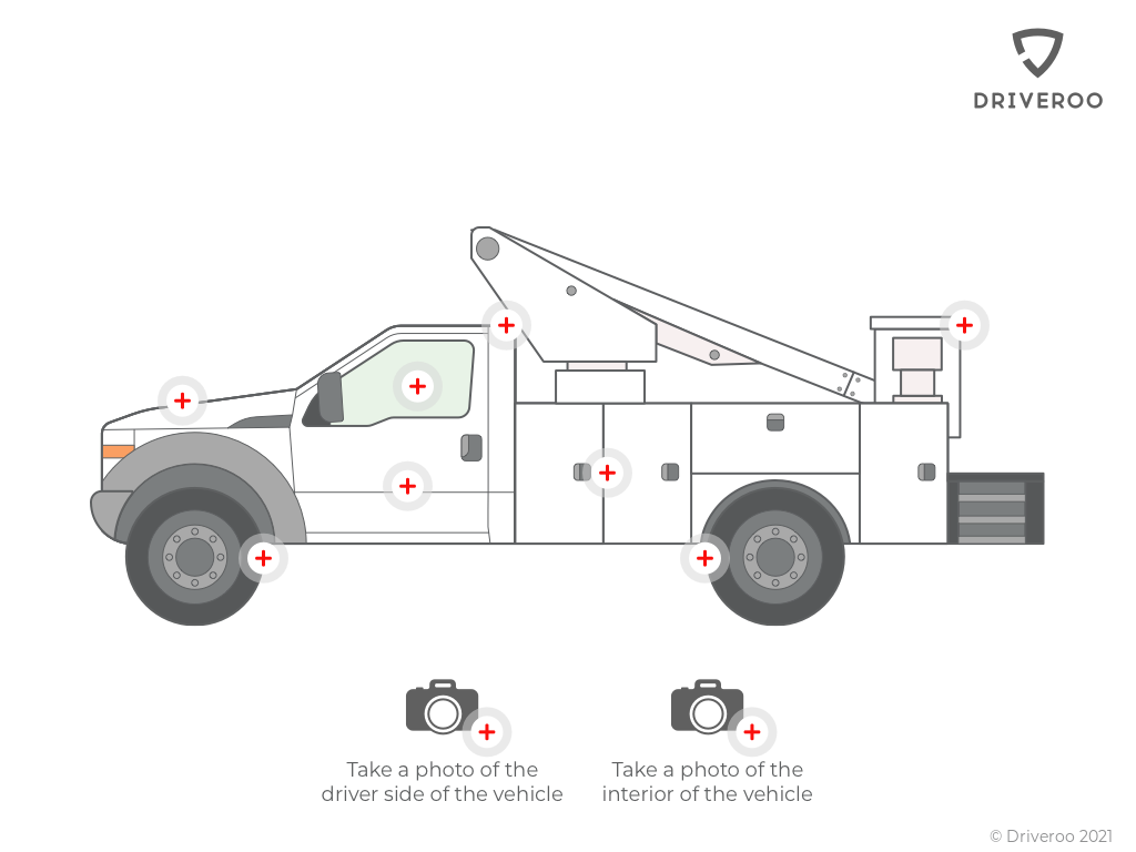 screenshot of Driveroo Inspector